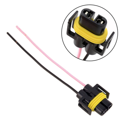 H11 Bulb Holder Base Male Socket with Wire - Wires by buy2fix | Online Shopping UK | buy2fix