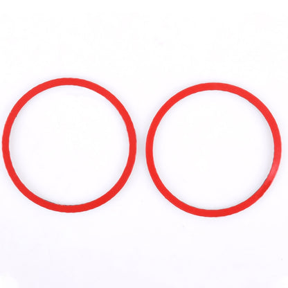 2 PCS Car Door Horn Trim Ring Decorative Sticker for Ford Mustang by buy2fix