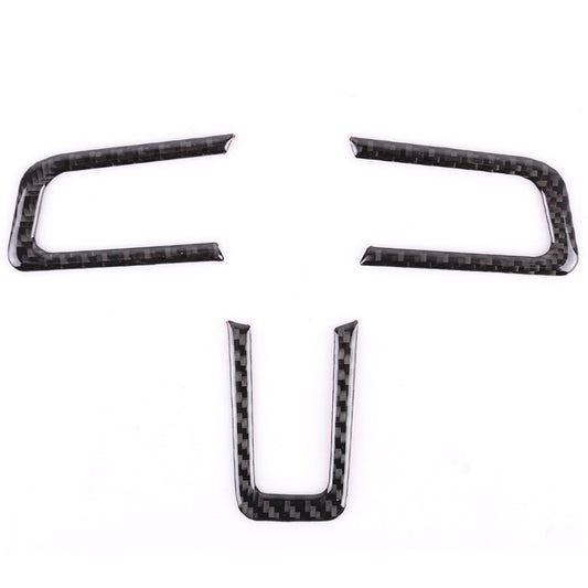 3 PCS Car Steering Wheel Button Decorative Sticker for Ford Mustang 2015-2020 by buy2fix