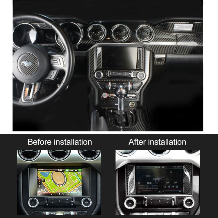 2 PCS Car Central Display Panel Decorative Sticker for Ford Mustang 2015-2020 by buy2fix