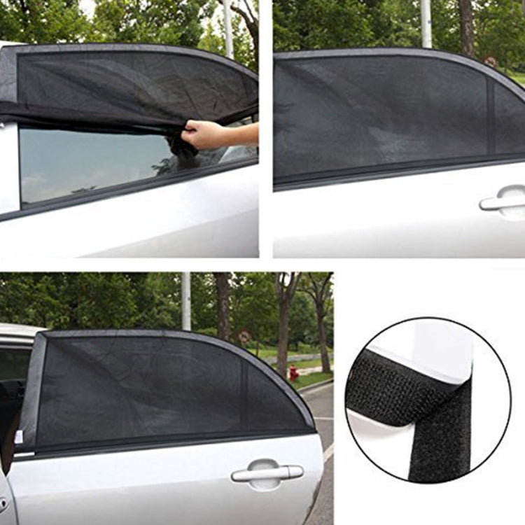 2 PCS Car Shade Block Car Sun Block Window Gauze Shading Net Side Blocking Cover Sun Net Sandbags Side Window Sunshade Cover, Size: 92*54cm by buy2fix