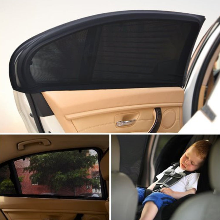 2 PCS Car Shade Block Car Sun Block Window Gauze Shading Net Side Blocking Cover Sun Net Sandbags Side Window Sunshade Cover, Size: 92*54cm by buy2fix