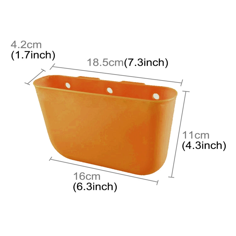 Car Cup Holder Garbage Can Portable Vehicle Trash Can Bin Rubbish Bin Organizer Car-mounted Trash Car Storage Box(Brown) by buy2fix