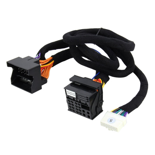 Car Radio DVD GPS DSP Ampplified Audio Extension Power Cable Wiring, Cable Length: 1.5m, For Volkswagen, Audi A4/Q5/Q7, Passat Lingyu, BMW B/C Series, Passat B5, Cayenne and More Vehicles - DIY Cables by buy2fix | Online Shopping UK | buy2fix