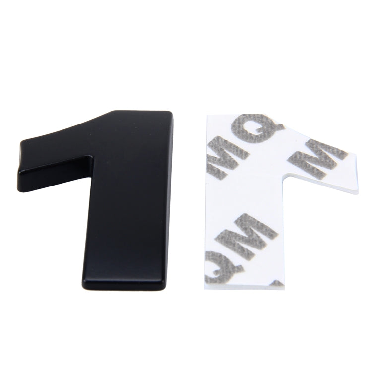 Car Vehicle Badge Emblem 3D Number One Self-adhesive Sticker Decal, Size: 3.6*4.5*0.5cm by buy2fix