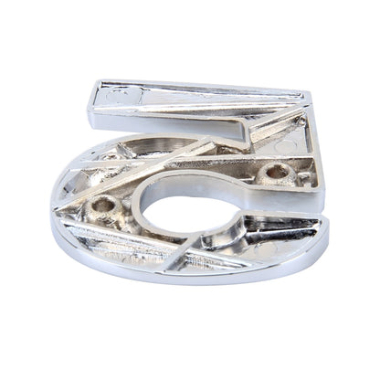 Car Vehicle Badge Emblem 3D Number Five Self-adhesive Sticker Decal, Size: 3.6*4.5*0.5cm by buy2fix