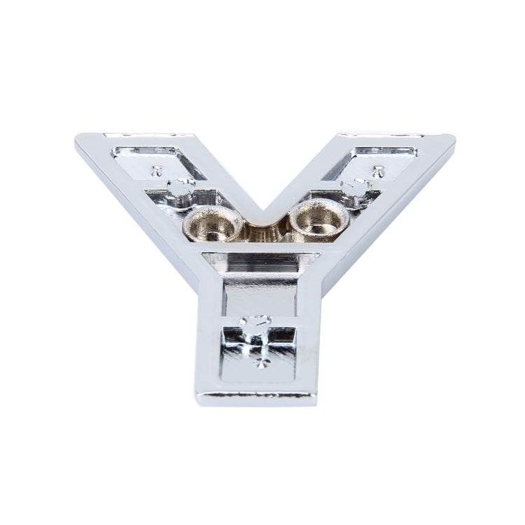 Car Vehicle Badge Emblem 3D English Letter Y Self-adhesive Sticker Decal, Size: 4.5*4.5*0.5cm by buy2fix