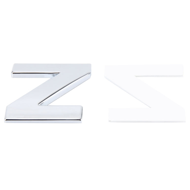 Car Vehicle Badge Emblem 3D English Letter Z Self-adhesive Sticker Decal, Size: 4.5*4.5*0.5cm by buy2fix