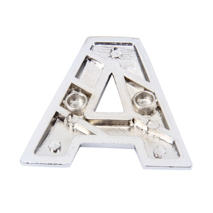 Car Vehicle Badge Emblem 3D English Letter A Self-adhesive Sticker Decal, Size: 4.5*4.5*0.5cm by buy2fix