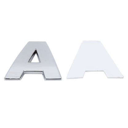 Car Vehicle Badge Emblem 3D English Letter A Self-adhesive Sticker Decal, Size: 4.5*4.5*0.5cm by buy2fix