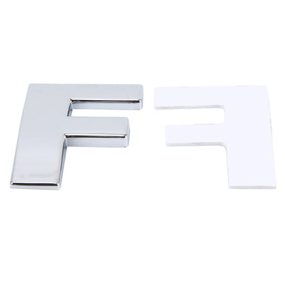 Car Vehicle Badge Emblem 3D English Letter F Self-adhesive Sticker Decal, Size: 4.5*4.5*0.5cm by buy2fix