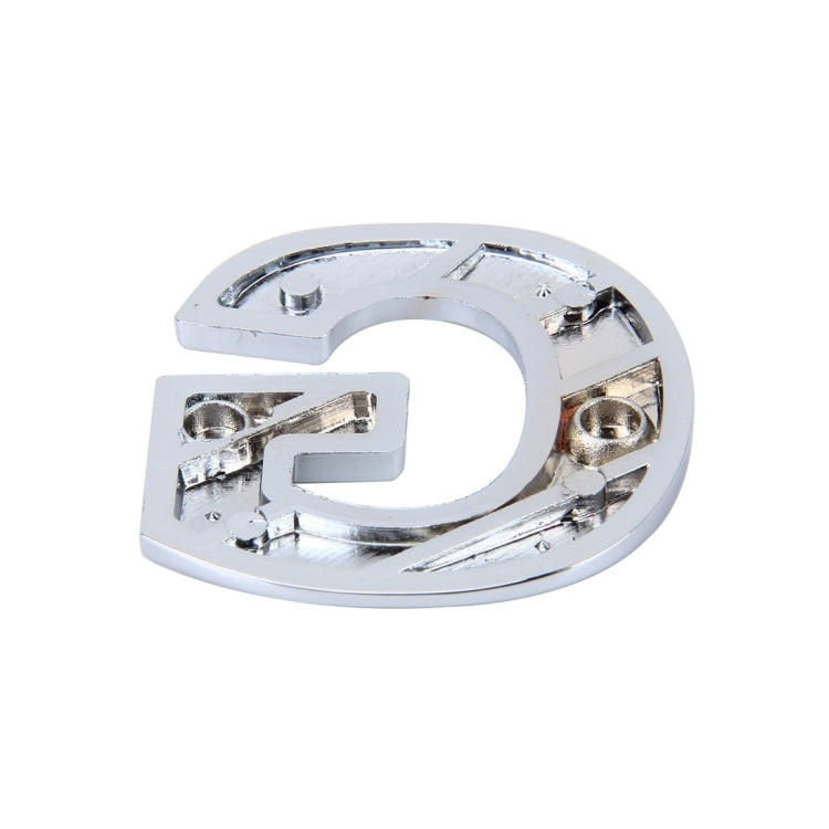 Car Vehicle Badge Emblem 3D English Letter G Self-adhesive Sticker Decal, Size: 4.5*4.5*0.5cm by buy2fix