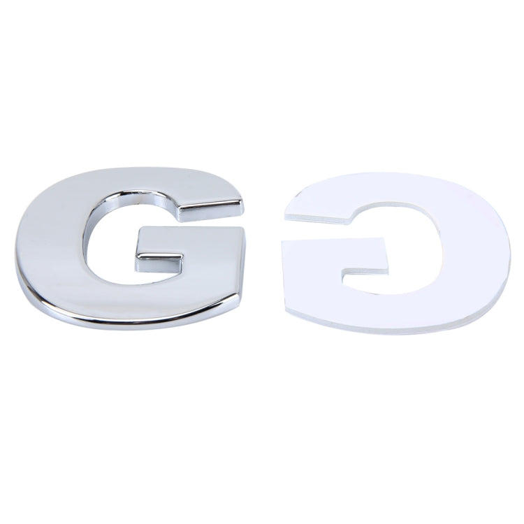 Car Vehicle Badge Emblem 3D English Letter G Self-adhesive Sticker Decal, Size: 4.5*4.5*0.5cm by buy2fix