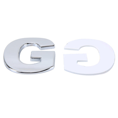 Car Vehicle Badge Emblem 3D English Letter G Self-adhesive Sticker Decal, Size: 4.5*4.5*0.5cm by buy2fix