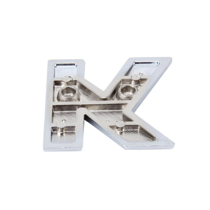 Car Vehicle Badge Emblem 3D English Letter K Self-adhesive Sticker Decal, Size: 4.5*4.5*0.5cm by buy2fix