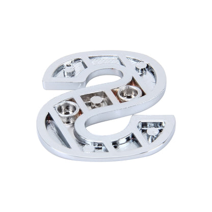 Car Vehicle Badge Emblem 3D English Letter S Self-adhesive Sticker Decal, Size: 4.5*4.5*0.5cm by buy2fix