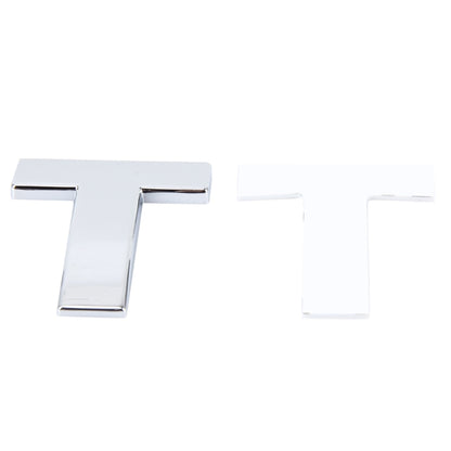 Car Vehicle Badge Emblem 3D English Letter T Self-adhesive Sticker Decal, Size: 4.5*4.5*0.5cm by buy2fix