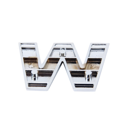 Car Vehicle Badge Emblem 3D English Letter W Self-adhesive Sticker Decal, Size: 4.5*4.5*0.5cm by buy2fix
