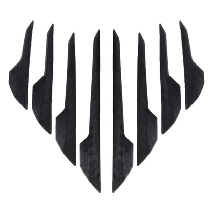 8 PCS Car Vehicle Door Side Guard Anti Crash Strip Exterior Avoid Bumps Collsion Impact Protector Sticker(Black) by buy2fix