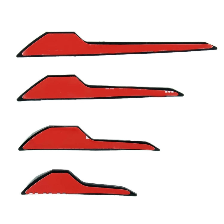 8 PCS Car Vehicle Door Side Guard Anti Crash Strip Exterior Avoid Bumps Collsion Impact Protector Sticker(Black) by buy2fix