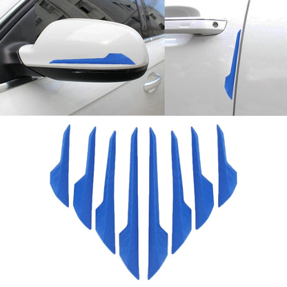 8 PCS Car Vehicle Door Side Guard Anti Crash Strip Exterior Avoid Bumps Collsion Impact Protector Sticker(Blue) by buy2fix