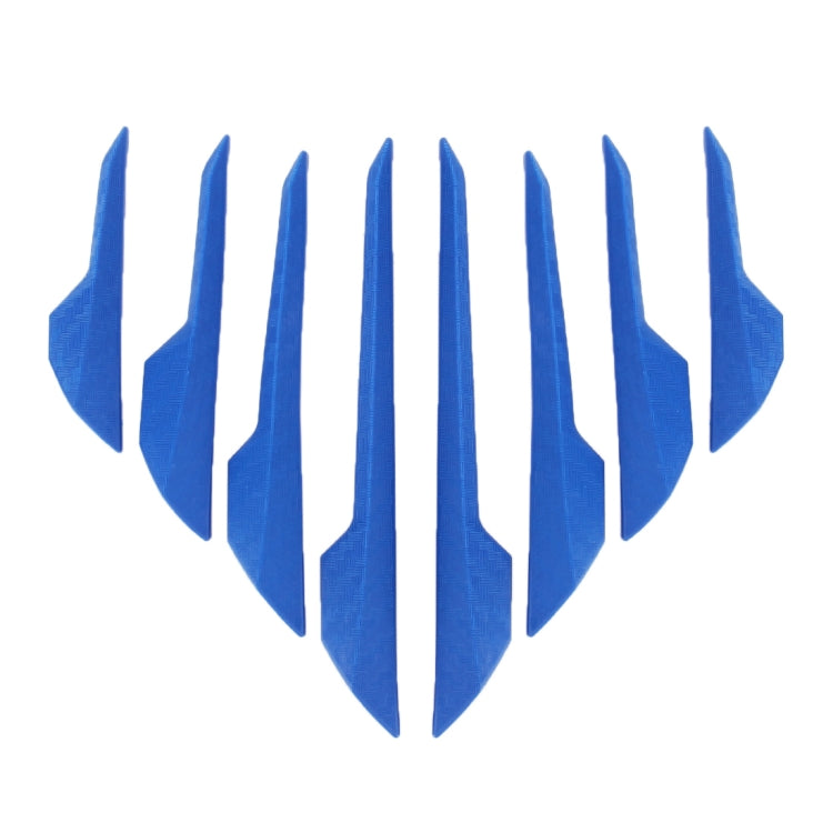 8 PCS Car Vehicle Door Side Guard Anti Crash Strip Exterior Avoid Bumps Collsion Impact Protector Sticker(Blue) by buy2fix