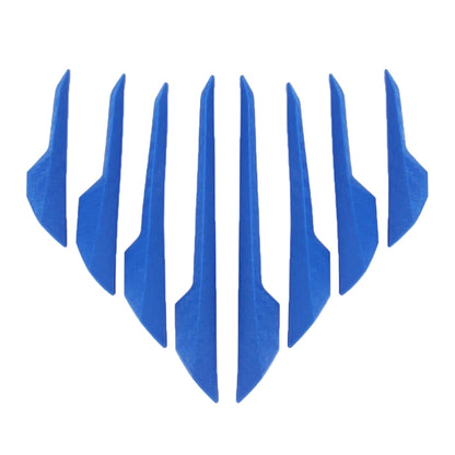 8 PCS Car Vehicle Door Side Guard Anti Crash Strip Exterior Avoid Bumps Collsion Impact Protector Sticker(Blue) by buy2fix