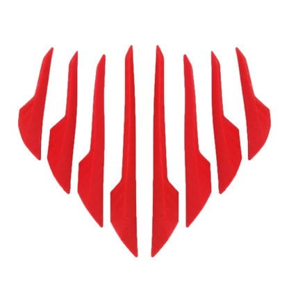 8 PCS Car Vehicle Door Side Guard Anti Crash Strip Exterior Avoid Bumps Collsion Impact Protector Sticker(Red) by buy2fix