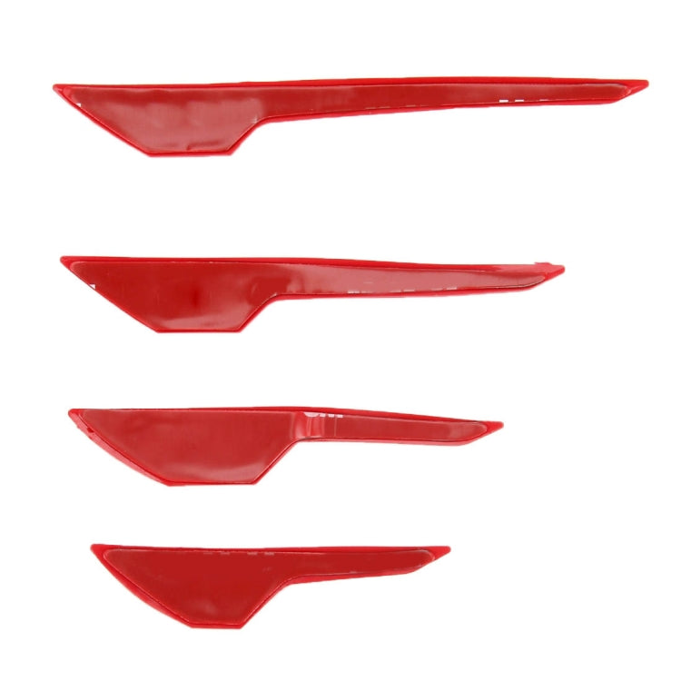 8 PCS Car Vehicle Door Side Guard Anti Crash Strip Exterior Avoid Bumps Collsion Impact Protector Sticker(Red) by buy2fix