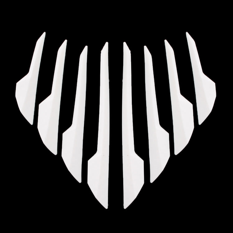 8 PCS Car Vehicle Door Side Guard Anti Crash Strip Exterior Avoid Bumps Collsion Impact Protector Sticker(White) by buy2fix