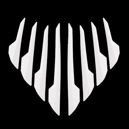 8 PCS Car Vehicle Door Side Guard Anti Crash Strip Exterior Avoid Bumps Collsion Impact Protector Sticker(White) by buy2fix