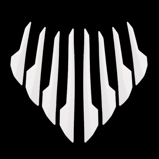 8 PCS Car Vehicle Door Side Guard Anti Crash Strip Exterior Avoid Bumps Collsion Impact Protector Sticker(White) by buy2fix