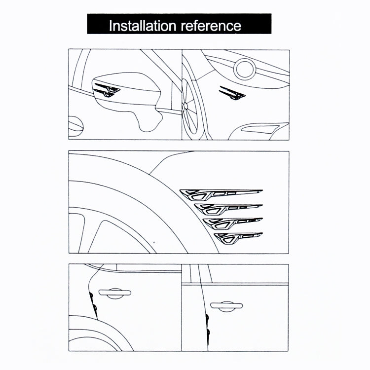 8 PCS Car Vehicle Door Side Guard Anti Crash Strip Exterior Avoid Bumps Collsion Impact Protector Sticker(White) by buy2fix