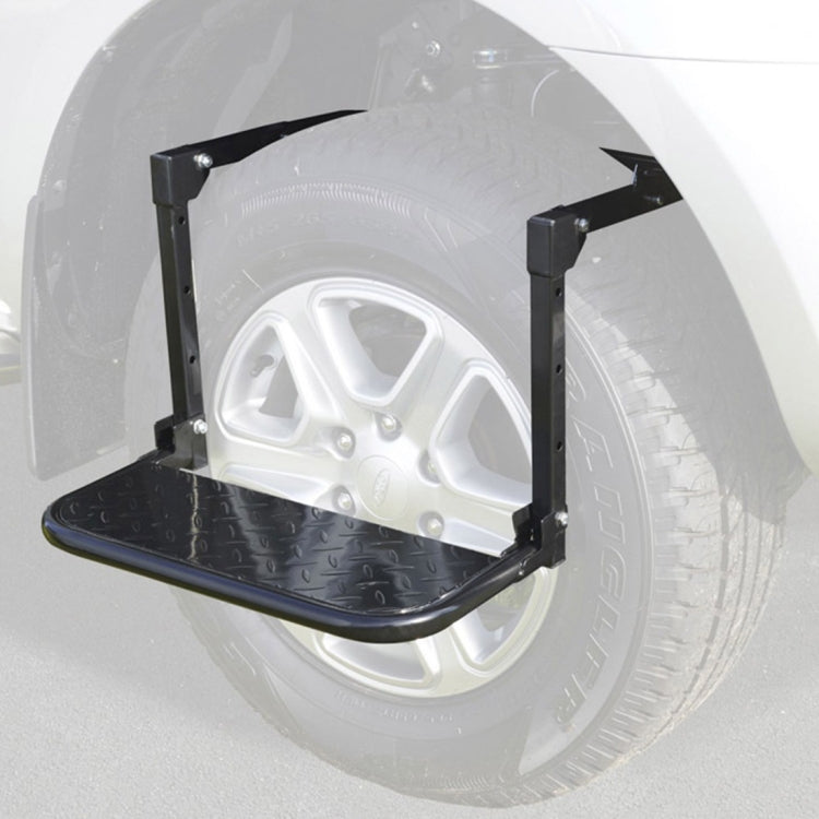 Portable Folding Car Stairs Tyre Mount Steps Ladder for Pickup Trucks, Truck, SUV - Foot Pedal by buy2fix | Online Shopping UK | buy2fix