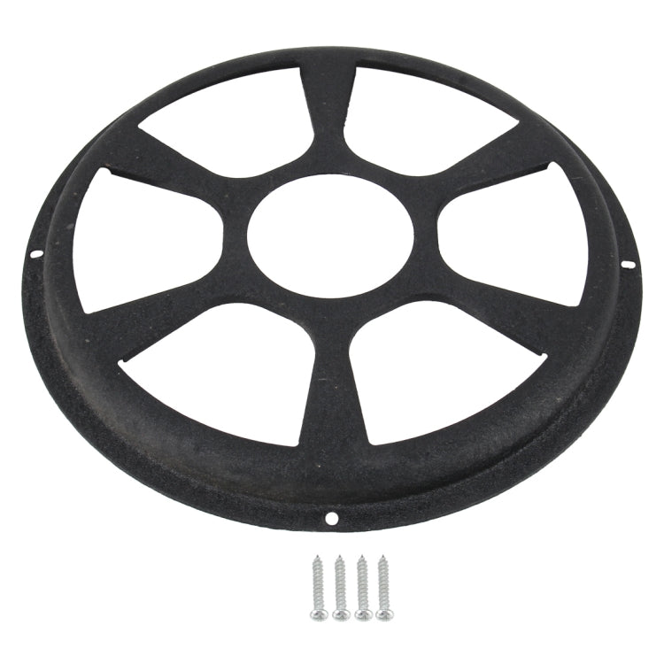 10 inch Universal Car Horn Cover Black Round Horn Cover Horn Round Cover - Car Amplifiers by buy2fix | Online Shopping UK | buy2fix