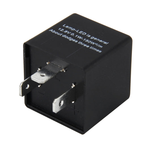 CF13 JL-02 Flasher for LED Auto Car-styling 3-Pin LED Turn Signal Adjustable Frequency Car Flasher Relay Fix Hyper Flash General Lamp-LED Light Relay for Japanese Car - Relays by buy2fix | Online Shopping UK | buy2fix
