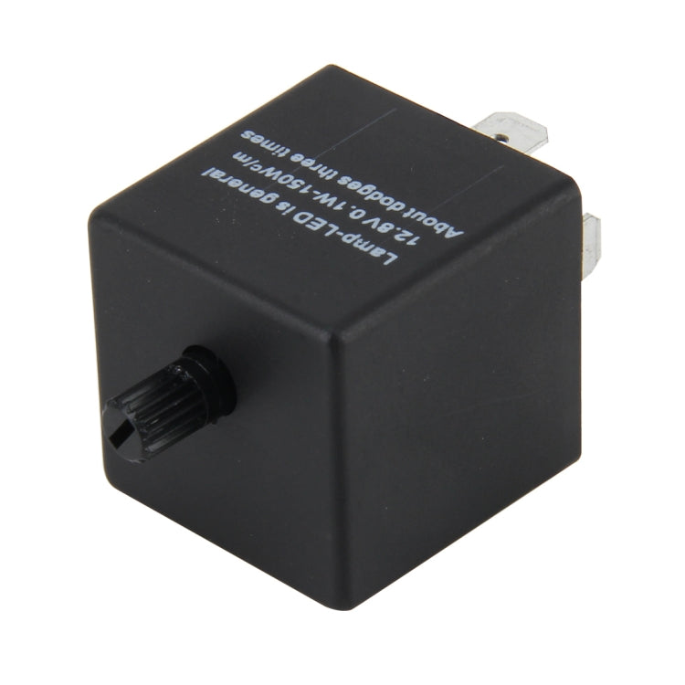 CF13 JL-02 Flasher for LED Auto Car-styling 3-Pin LED Turn Signal Adjustable Frequency Car Flasher Relay Fix Hyper Flash General Lamp-LED Light Relay for Japanese Car - Relays by buy2fix | Online Shopping UK | buy2fix