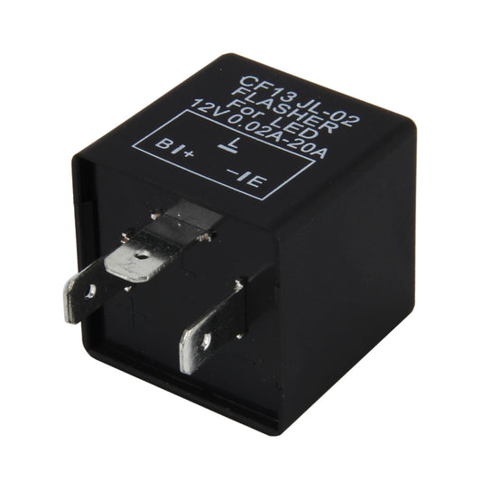 CF13 JL-02 Flasher for LED Auto Car-styling 3-Pin LED Turn Signal Car Flasher Relay Fix Hyper Flash General Lamp-LED Light Relay for Japanese Car - Relays by buy2fix | Online Shopping UK | buy2fix