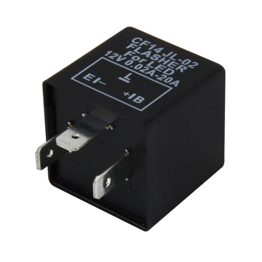 CF14 JL-02 Flasher for LED Auto Car-styling LED Turn Signal 3-Pin Car Flasher Relay Fix Hyper Flash General Lamp-LED Light Relay for European Cars - Relays by buy2fix | Online Shopping UK | buy2fix