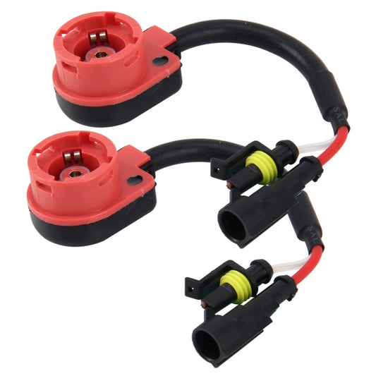 2 PCS Universal D2/D4 HID Xenon Bulb Converter Cable Adapter D2/D4 Adapter HID Socket Plug Adapter Bulb Wire Connector Wire for Ballast Hid - Wires by buy2fix | Online Shopping UK | buy2fix
