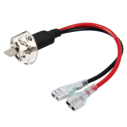 2 PCS Universal H1 Conversion Bulb Harness Wire Plugs Power Wire Adapter Connectors - Wires by buy2fix | Online Shopping UK | buy2fix