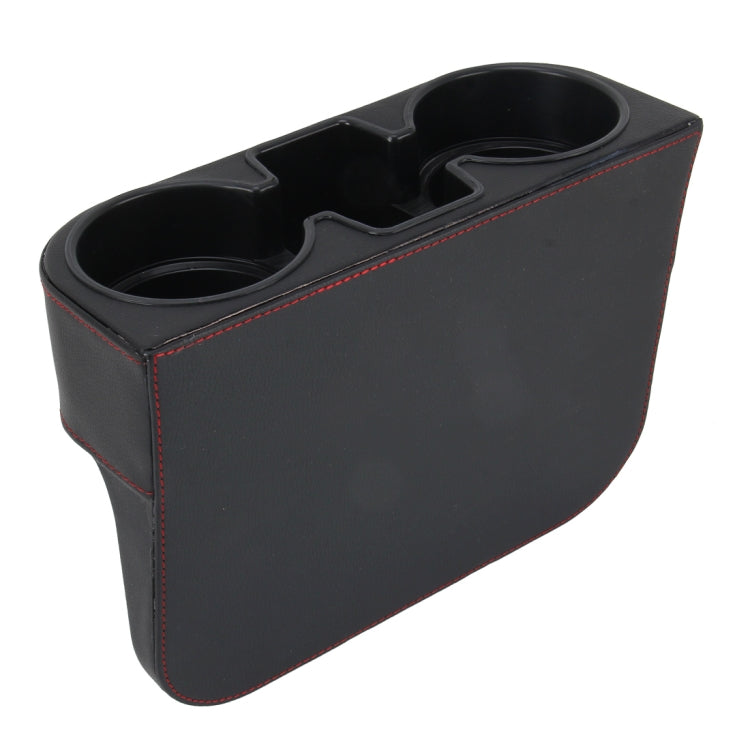 Car Seat Crevice Storage Box Cup Drink Holder Auto Pocket Stowing Tidying for Phone Pad Card Coin Case Car Accessories(Black) by buy2fix