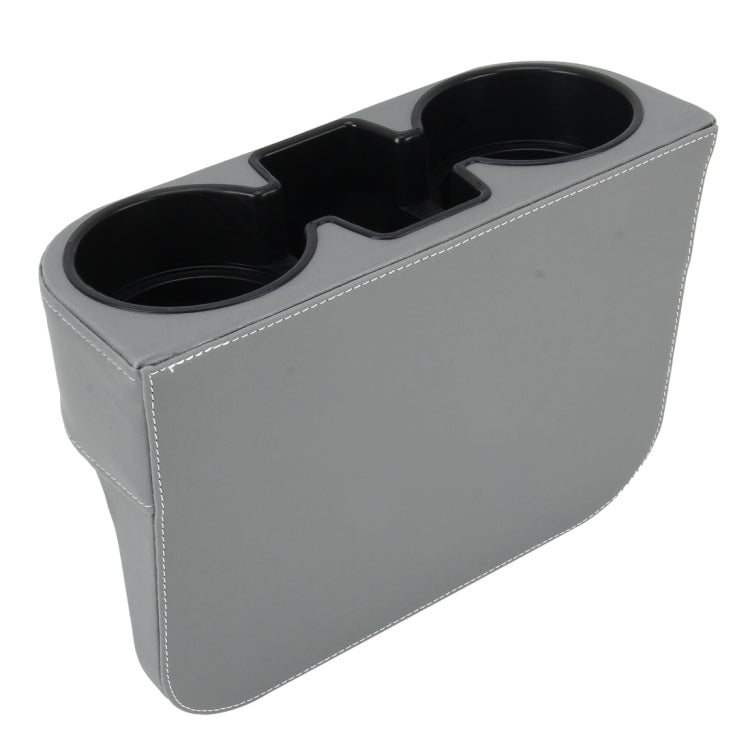 Car Seat Crevice Storage Box Cup Drink Holder Auto Pocket Stowing Tidying for Phone Pad Card Coin Case Car Accessories(Grey) by buy2fix