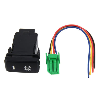 Car Fog Light Lamp Indicator 5 PIN On and Off Button Switch Control 4 Cable Auto Car Fog Light 5 Pin Switch On-Off Button Switch for Toyota, Large Size: 6*2.8*1.7cm(Yellow Light) - Car Switches by buy2fix | Online Shopping UK | buy2fix