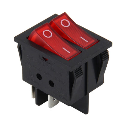 Car Truck Boat Switch Toggle Light Switch 4pin Waterproof 12/24V Car Auto Universal DIY 4 Pin Double Control Switch OFF-ON Push Button - Car Switches by buy2fix | Online Shopping UK | buy2fix