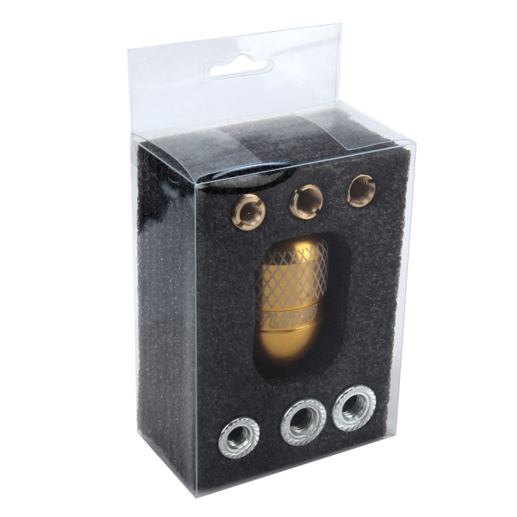Universal Car Gear Shift Knob Modified Car Gear Shift Knob Auto Transmission Shift Lever Knob Gear Knobs(Gold) by buy2fix