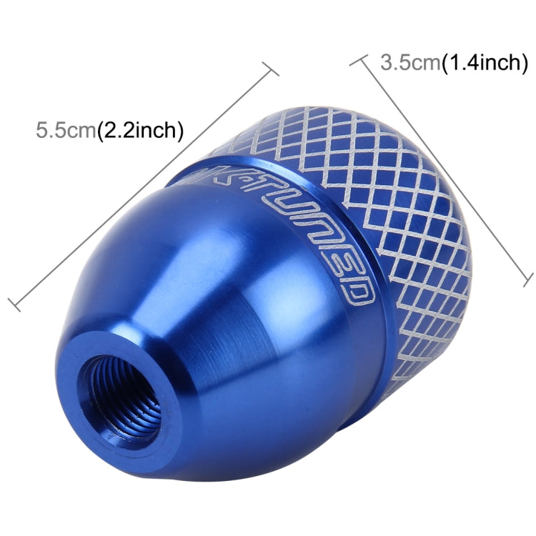 Universal Car Gear Shift Knob Modified Car Gear Shift Knob Auto Transmission Shift Lever Knob Gear Knobs(Blue) by buy2fix