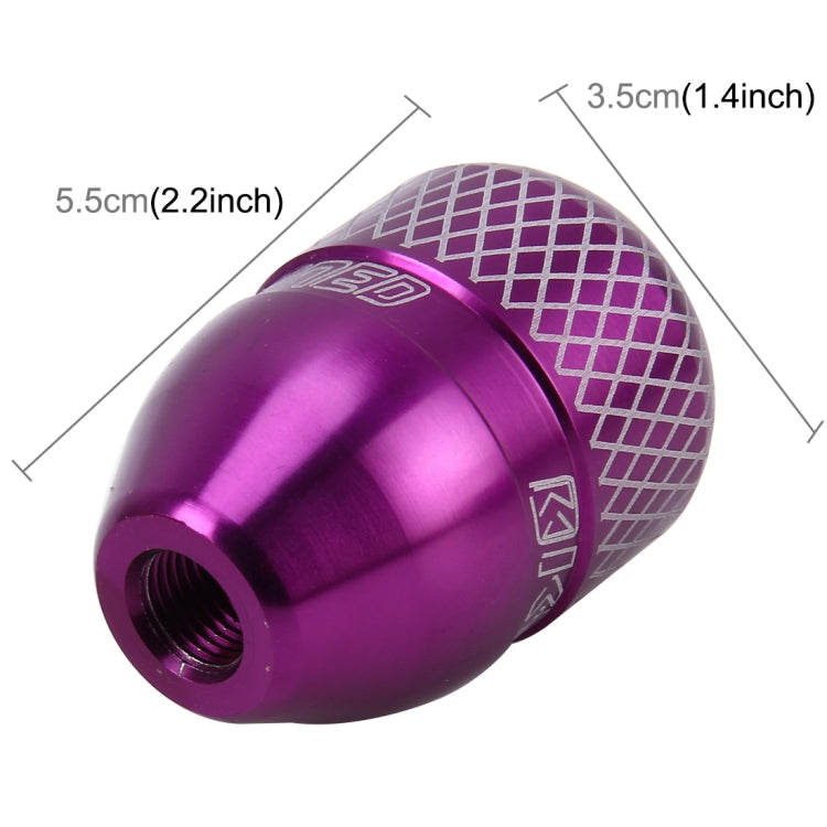 Universal Car Gear Shift Knob Modified Car Gear Shift Knob Auto Transmission Shift Lever Knob Gear Knobs(Purple) by buy2fix