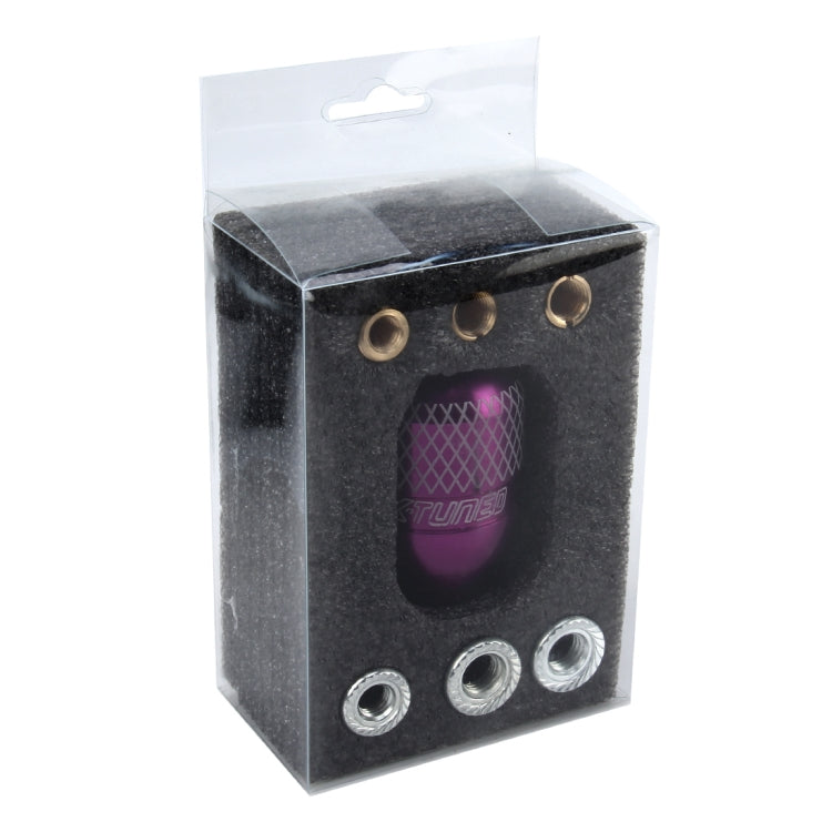 Universal Car Gear Shift Knob Modified Car Gear Shift Knob Auto Transmission Shift Lever Knob Gear Knobs(Purple) by buy2fix