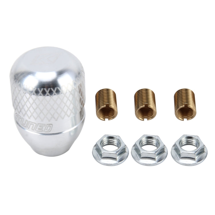 Universal Car Gear Shift Knob Modified Car Gear Shift Knob Auto Transmission Shift Lever Knob Gear Knobs(Silver) by buy2fix